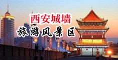 操国内妇女逼中国陕西-西安城墙旅游风景区